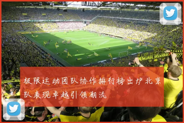 极限运动团队协作排行榜出炉北京队表现卓越引领潮流