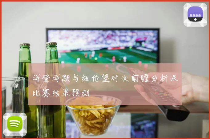 海登海默与纽伦堡对决前瞻分析及比赛结果预测